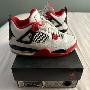 Jordan Kids Sneakers - White, Red, Black